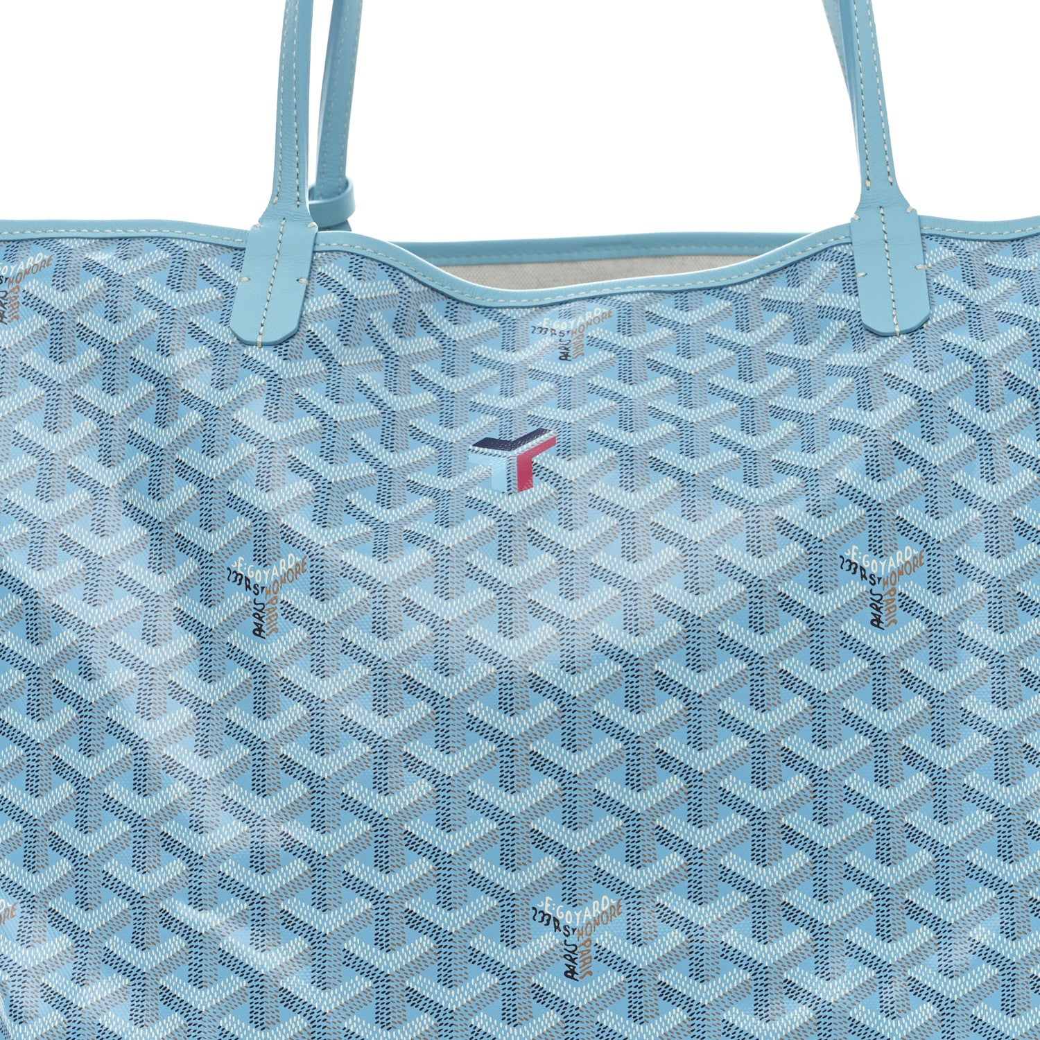 Goyard Goyardine Saint Louis GM Balise Beach Towel Set Turquoise 10 of 12