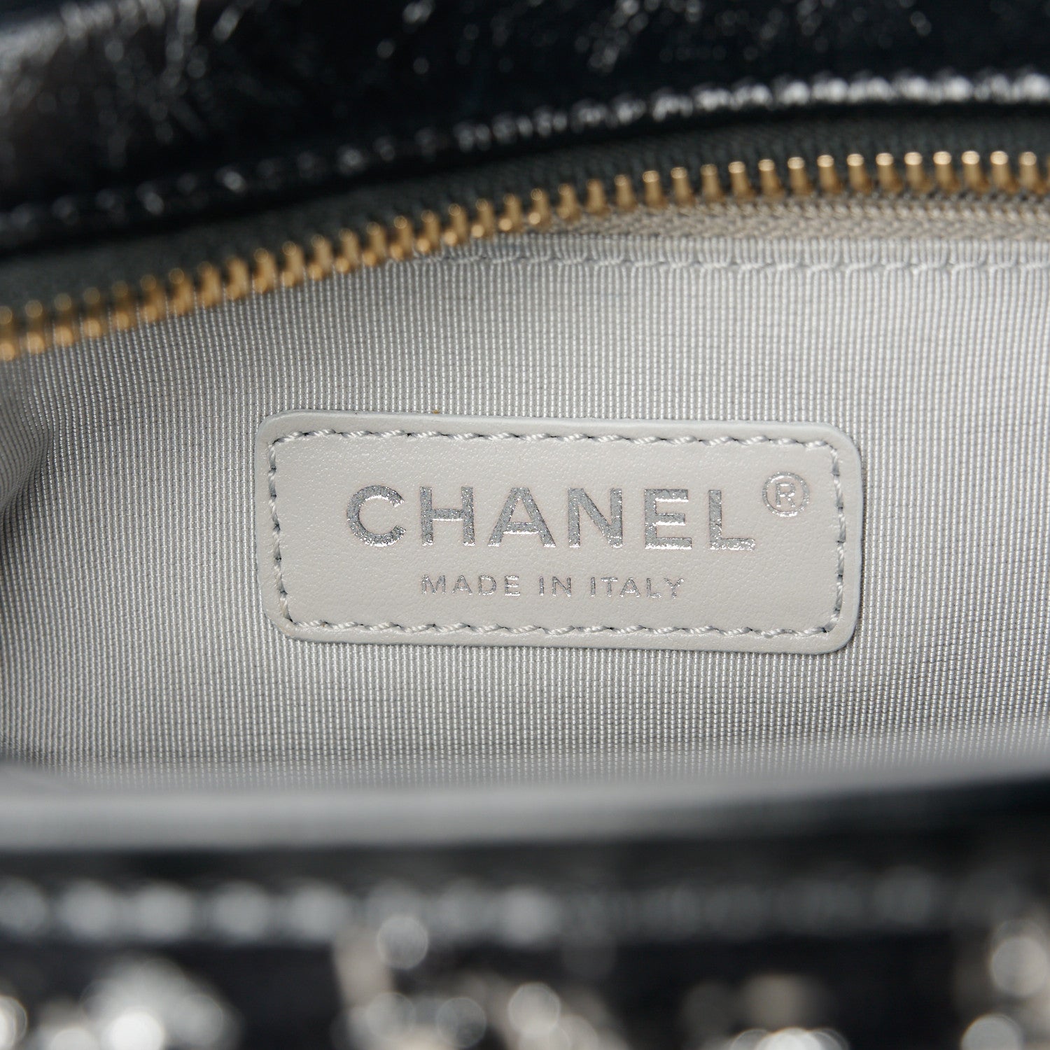 Chanel Tweed Calfskin Small Gabrielle Hobo Black Silver Ecru 6 of 10