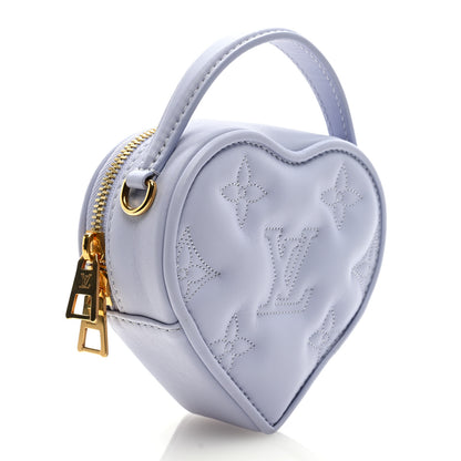 Louis Vuitton Calfskin Embroidered Monogram Pop My Heart Bag Pouch Lilac 3 of 7