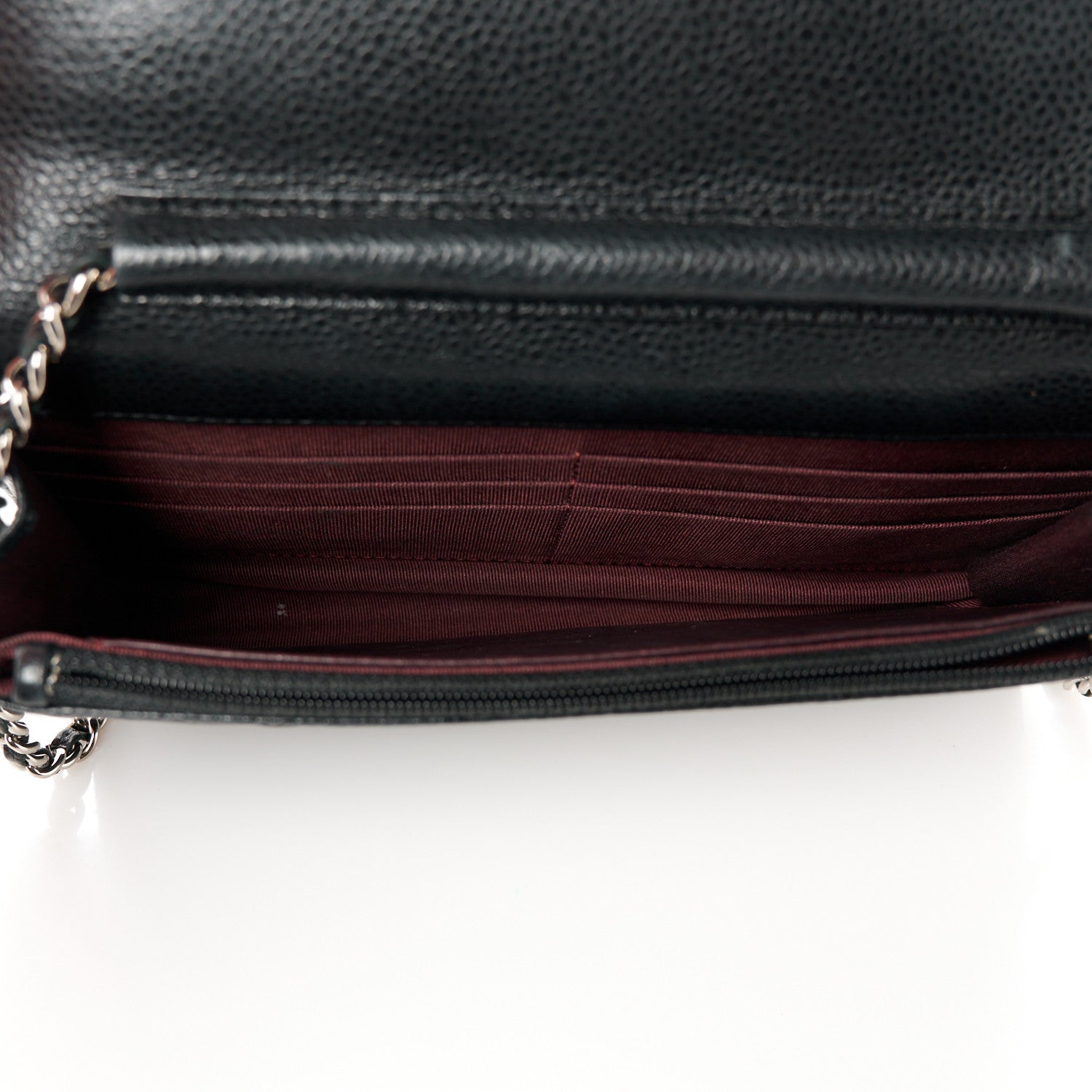 Chanel Caviar Quilted Wallet On Chain WOC Black 5 of 12
