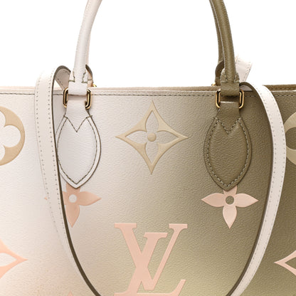 Louis Vuitton Monogram Giant Spring In The City OnTheGo MM Sunset Kaki 7 of 11
