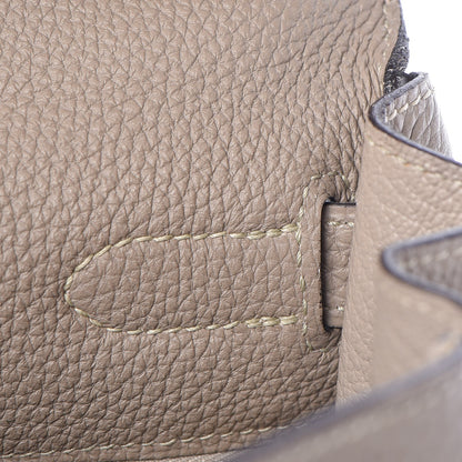 Hermes Taurillon Clemence Kelly Retourne 28 Gris Tourterelle 14 of 37