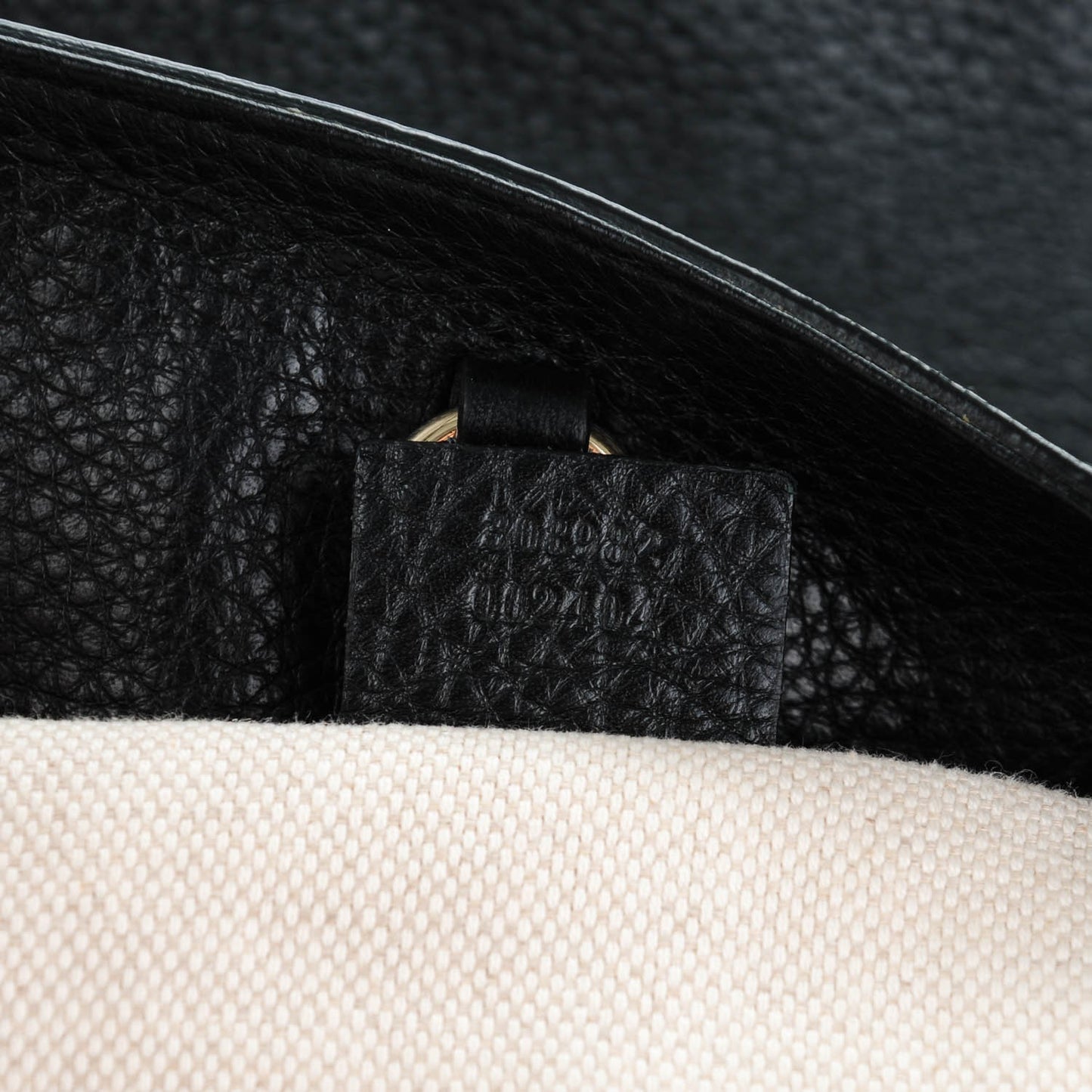 Pebbled Calfskin Medium Soho Chain Shoulder Bag Black