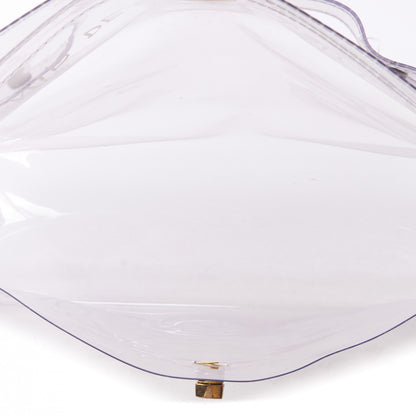 Hermes Vinyl Souvenir De L'Exposition Kelly Transparent 4 of 7