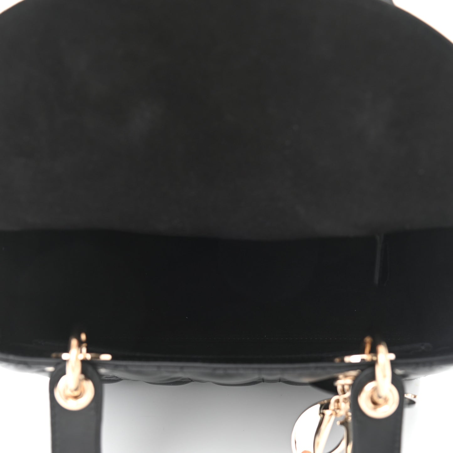 Lambskin Cannage Medium Lady Dior Black