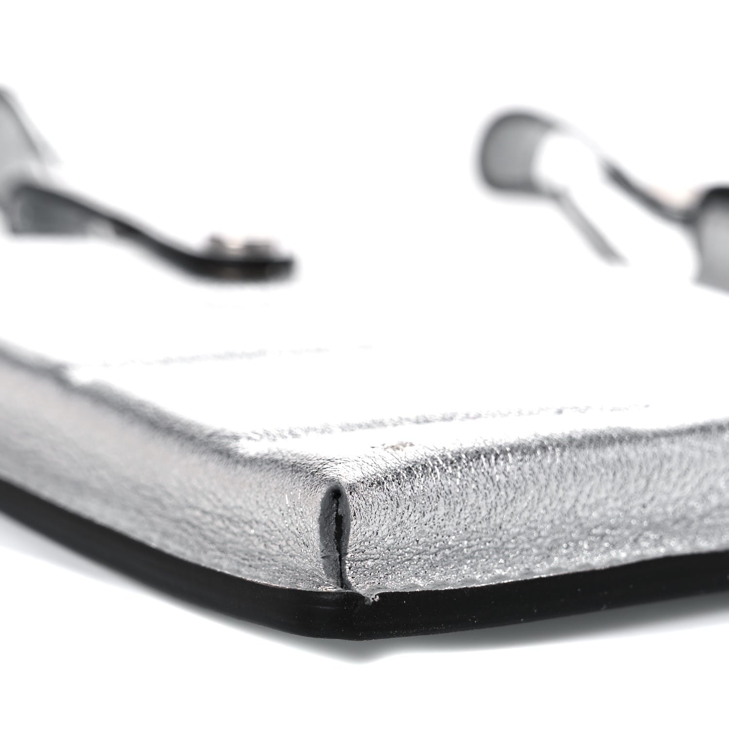 Fendi Vitello Catalan Mirror Multi Accessory Belt Argento 6 of 15