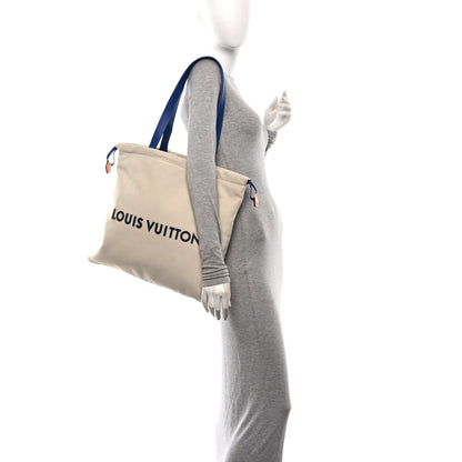 Louis Vuitton Nubuck Dust Bag Tote Ecru White 2 of 9