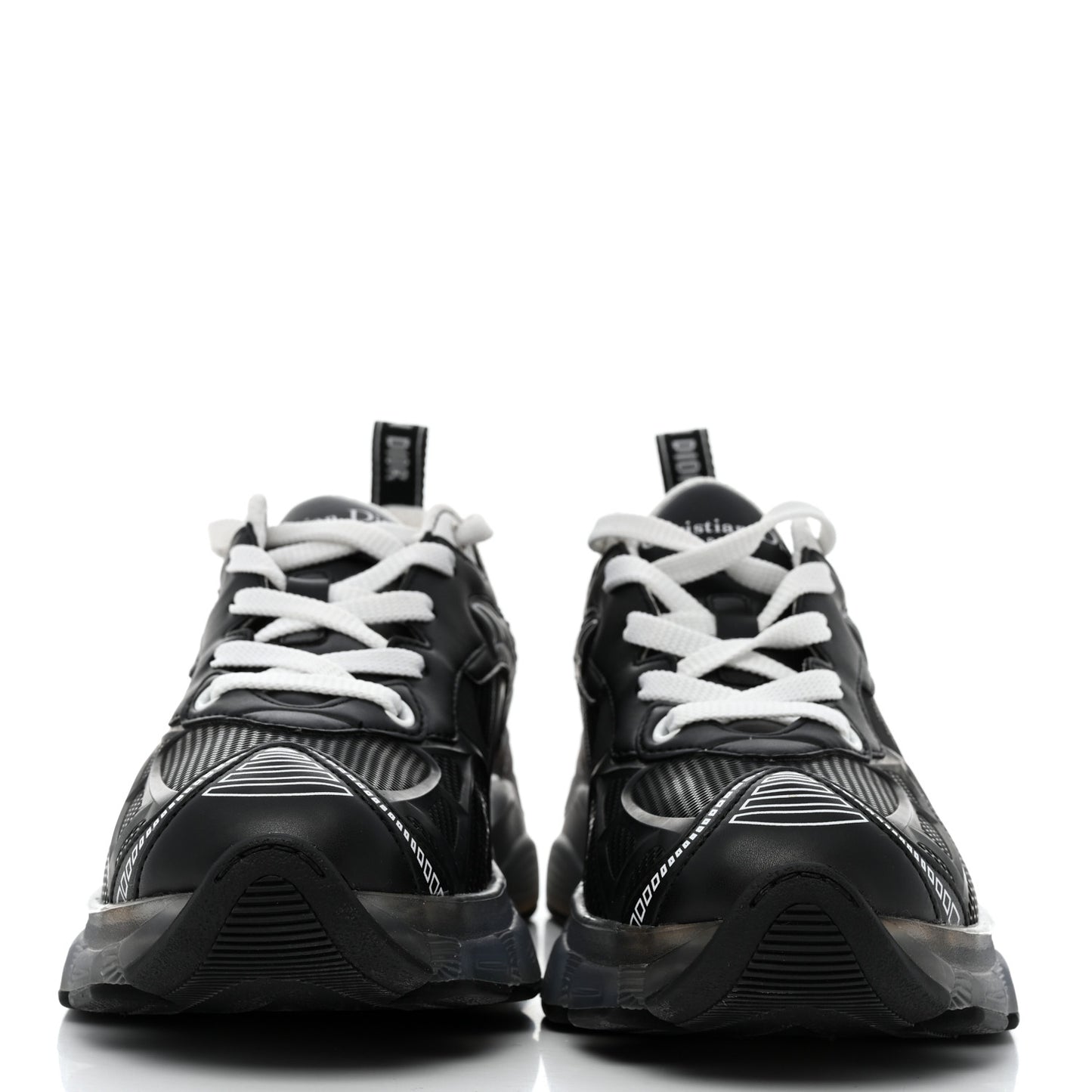 Matte Technical Fabric Mesh Dior Vibe Sneakers 37 Black