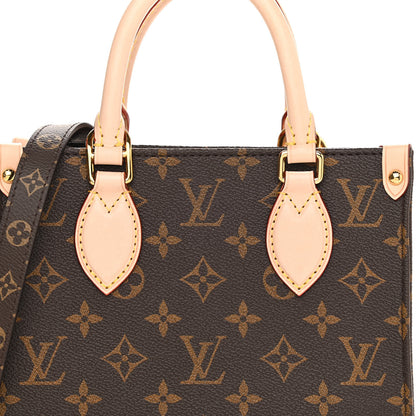Louis Vuitton Monogram Sac Plat BB 7 of 10