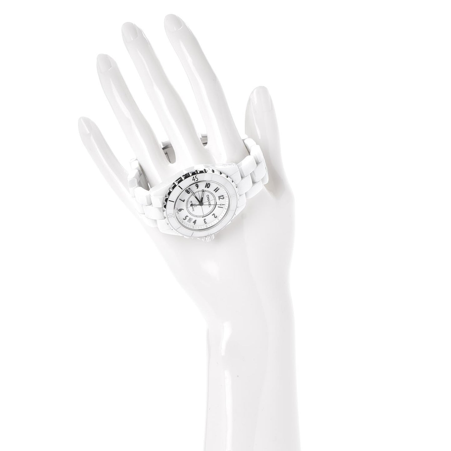 Stainless Steel Ceramic 38mm J12 Automatic Watch White