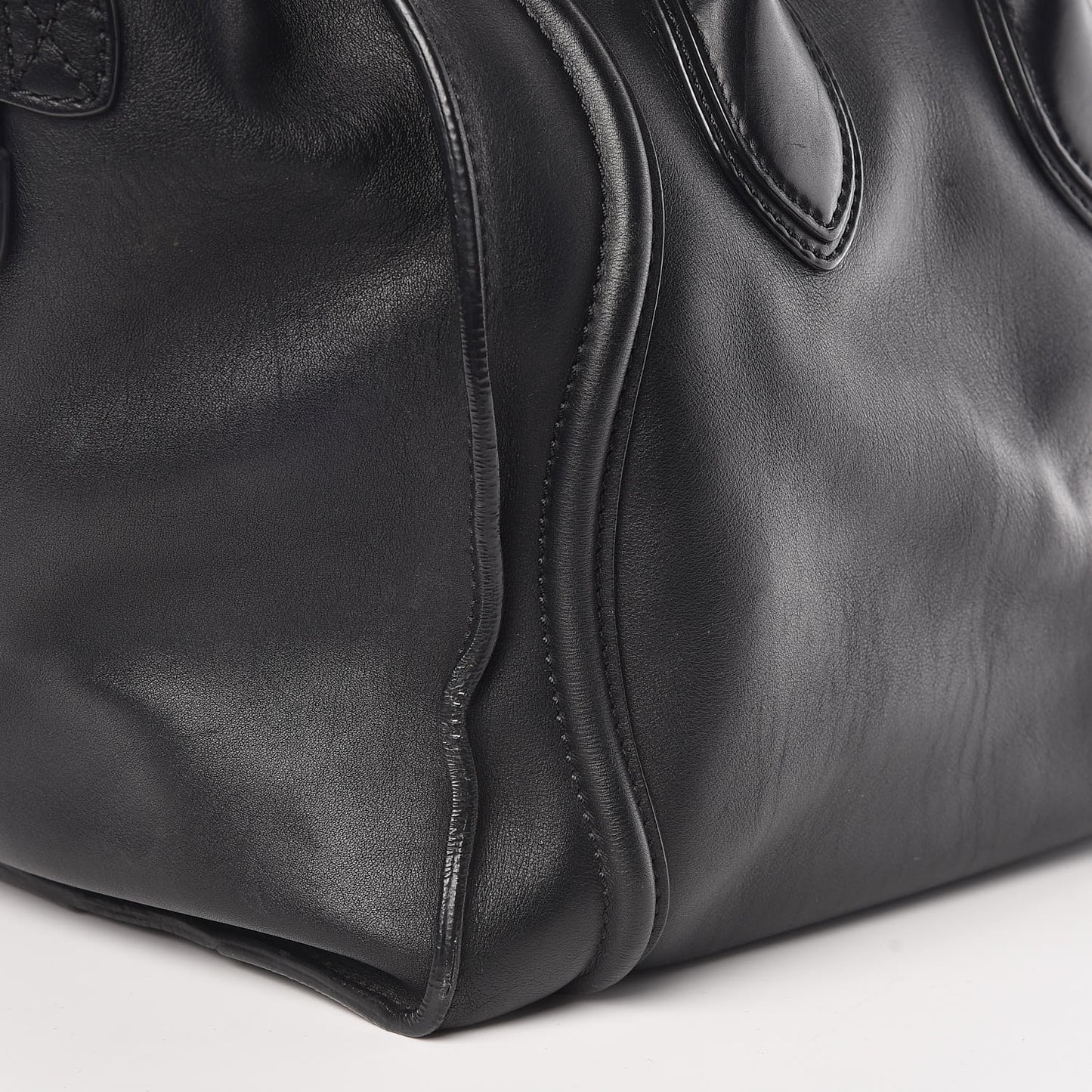 Smooth Calfskin Mini Luggage Black