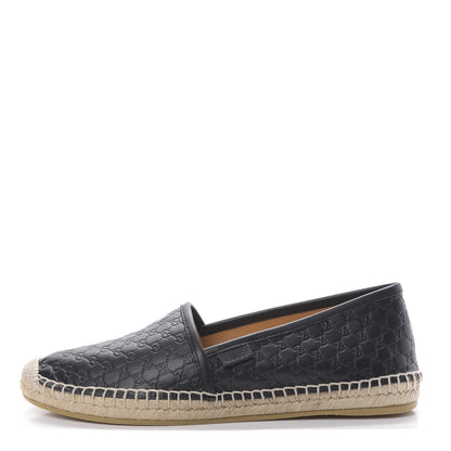 Gucci Microguccissima Signature Espadrilles 37.5 Black 1 of 8