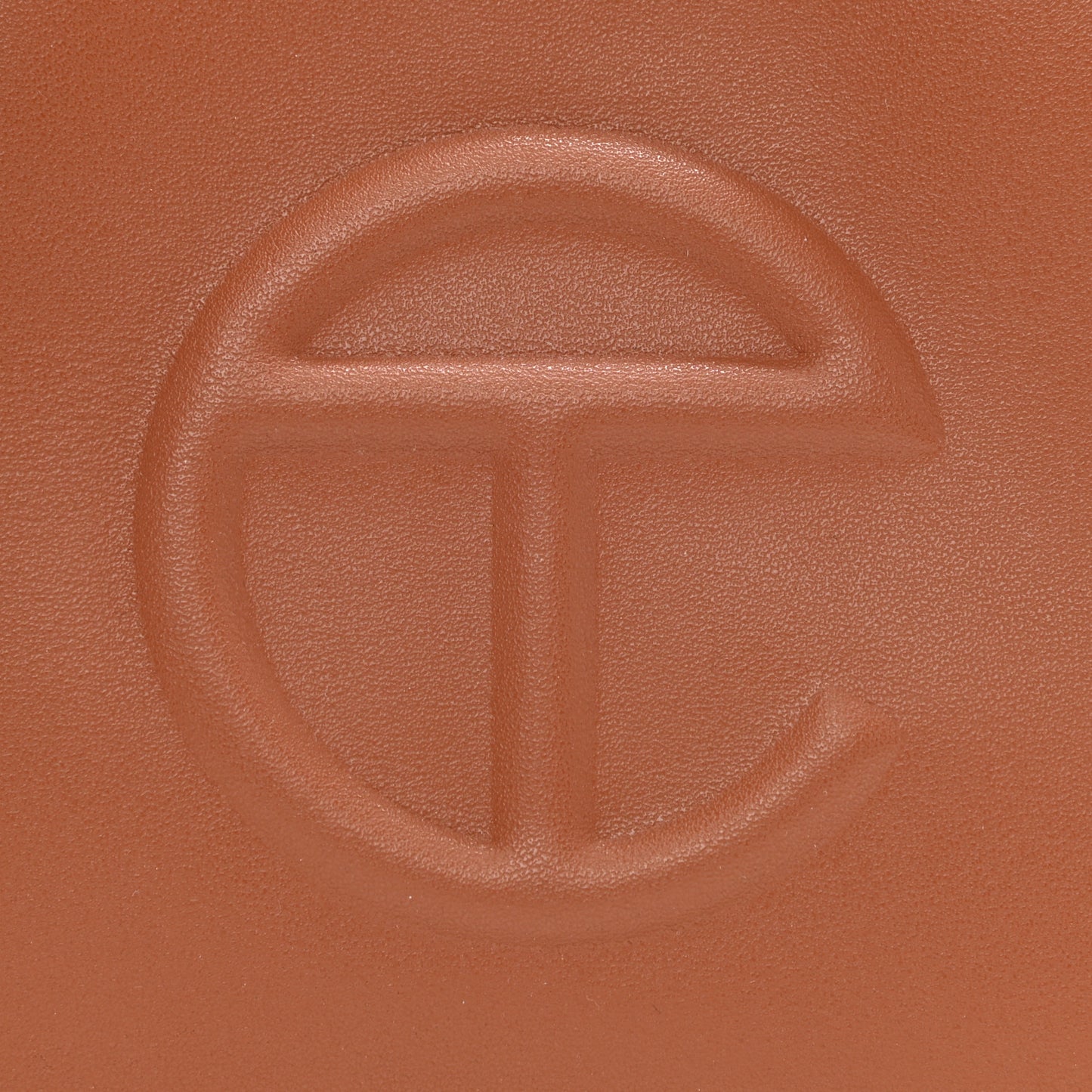 Vegan Leather Small Shopping Bag Tan
