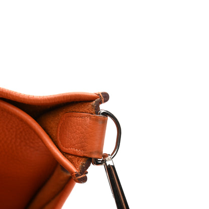 Hermes Taurillon Clemence Evelyne III GM Orange 16 of 18