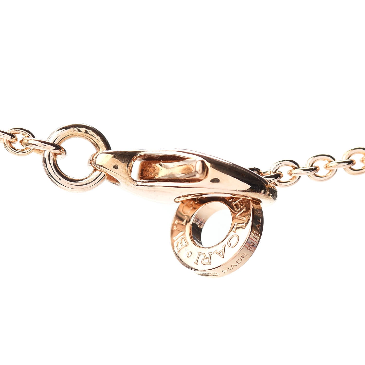 Bulgari 18K Rose Gold B.Zero1 Pendant Necklace 4 of 5