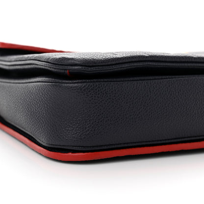 Louis Vuitton Empreinte Pochette Metis Marine Rouge 8 of 9