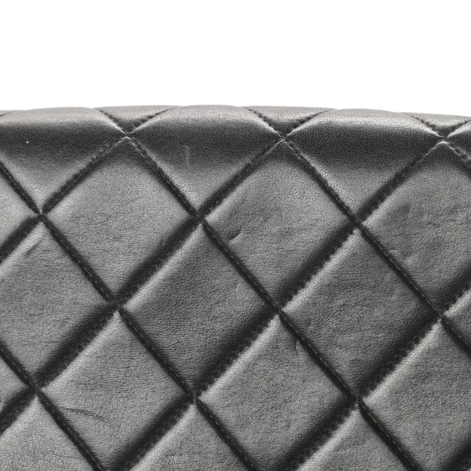 Chanel Lambskin Quilted Medium Single Flap Black 14 of 14
