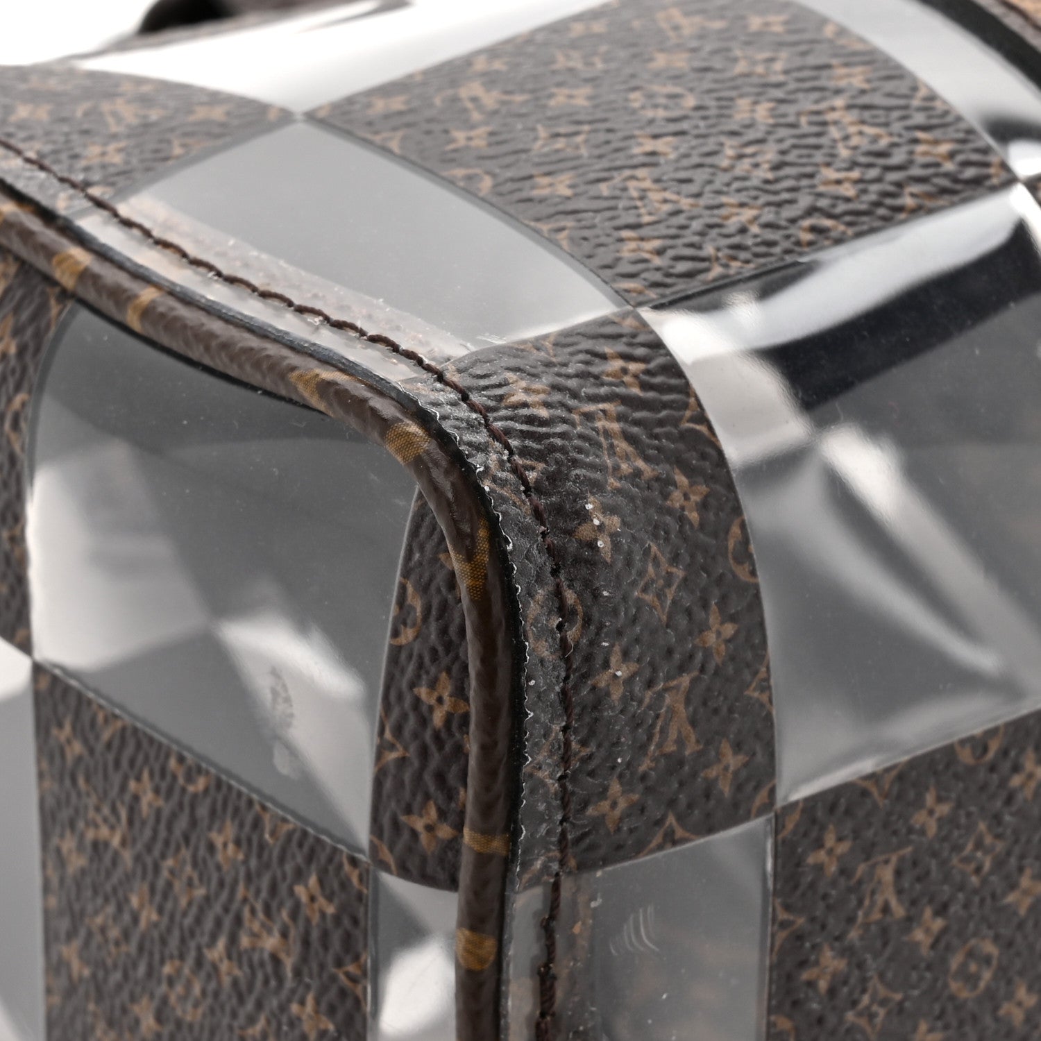 Louis Vuitton PVC Monogram Chess Keepall Bandouliere 25 12 of 13