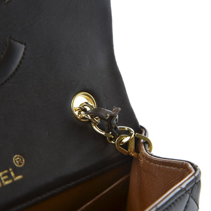 Chanel Lambskin Quilted Mini Flap Dark Brown 12 of 13
