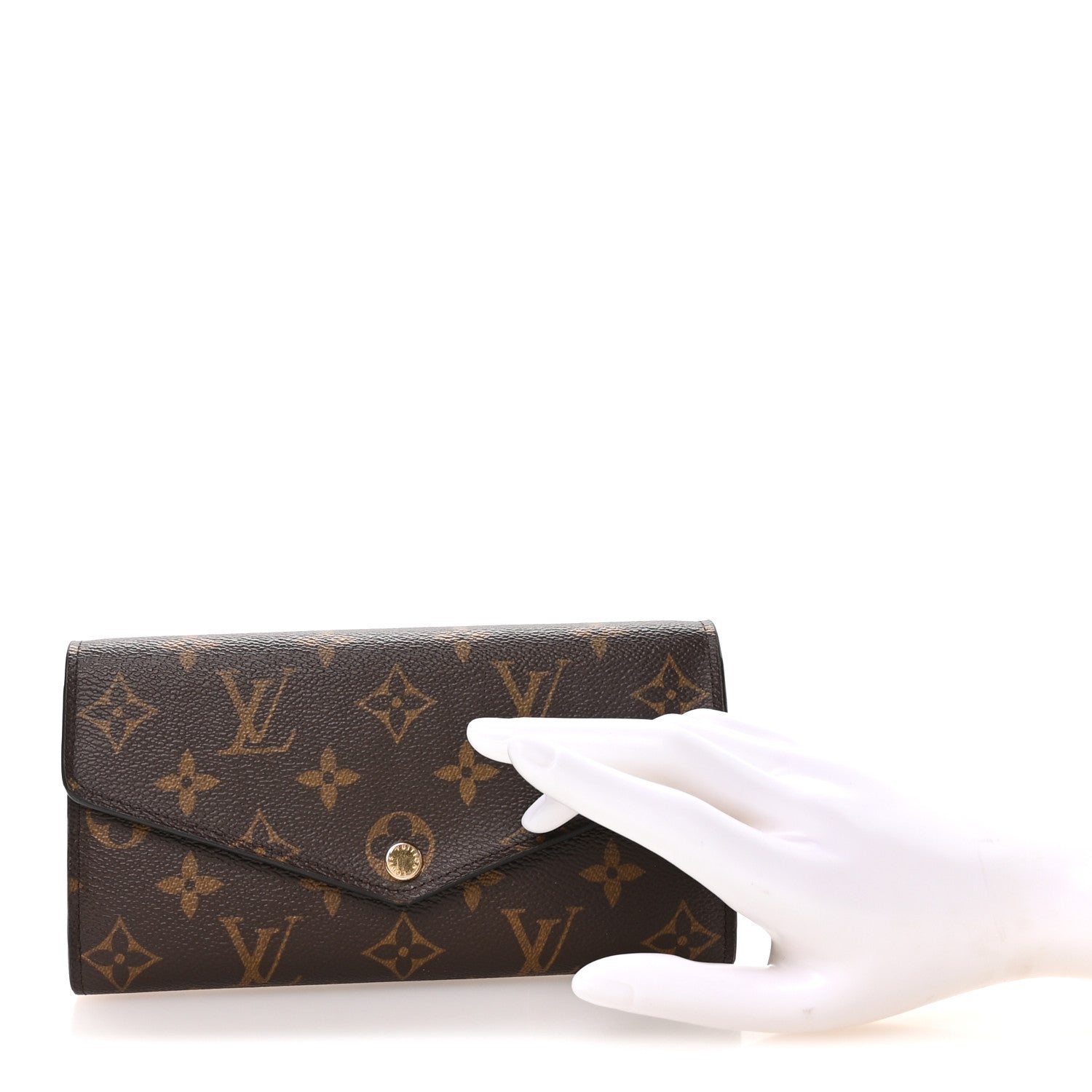 Louis Vuitton Monogram Sarah Wallet NM Rose Ballerine 2 of 7