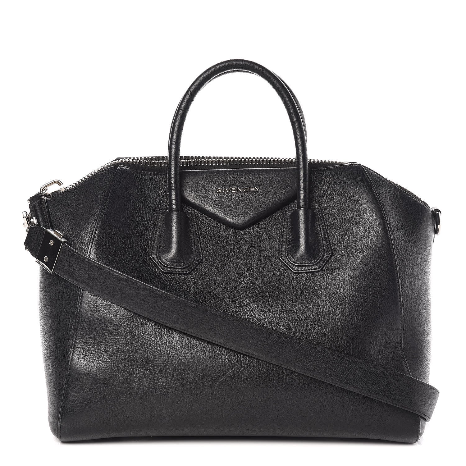 Givenchy Sugar Goatskin Medium Antigona Black 1 of 16