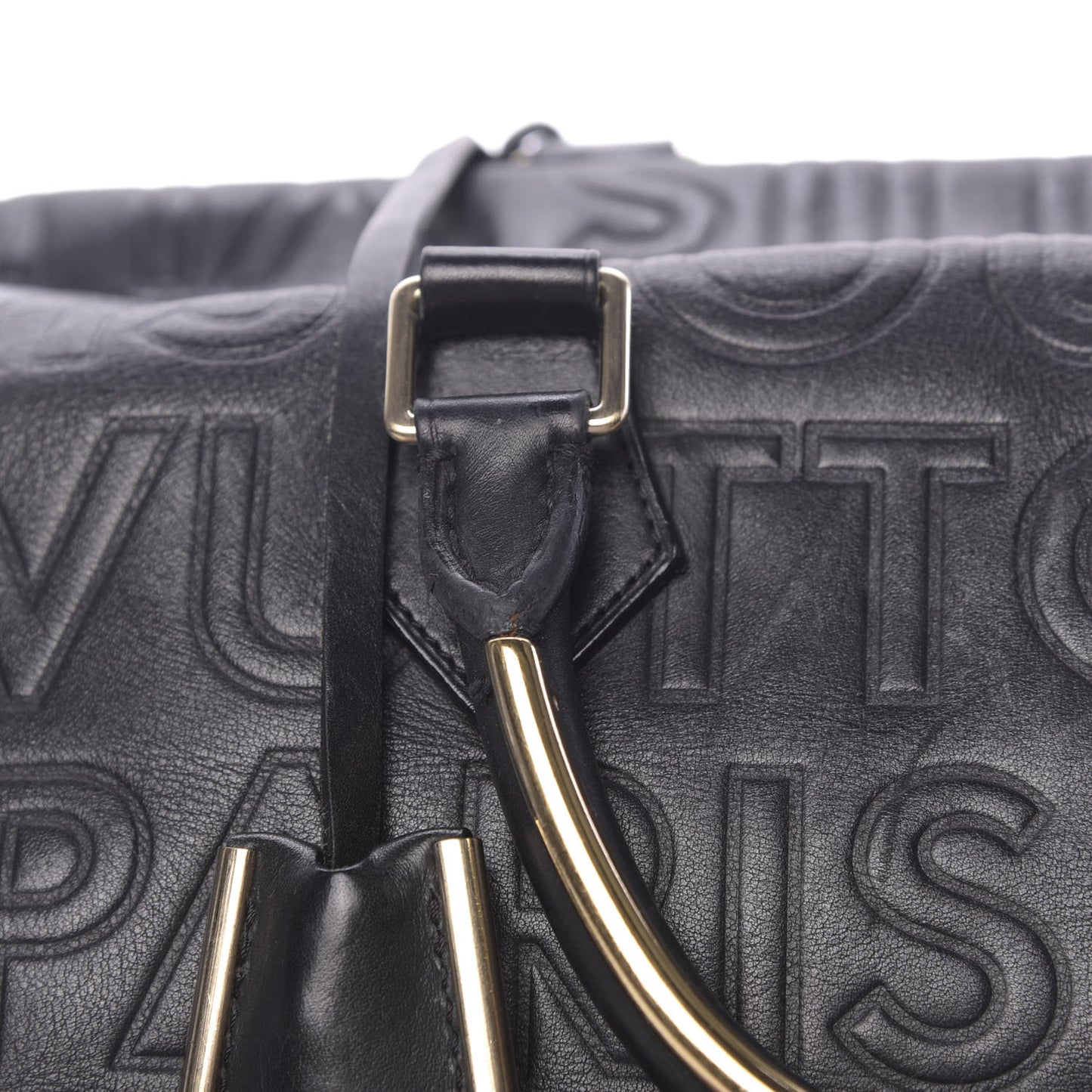 Calfskin Embossed Speedy Cube 30 Black