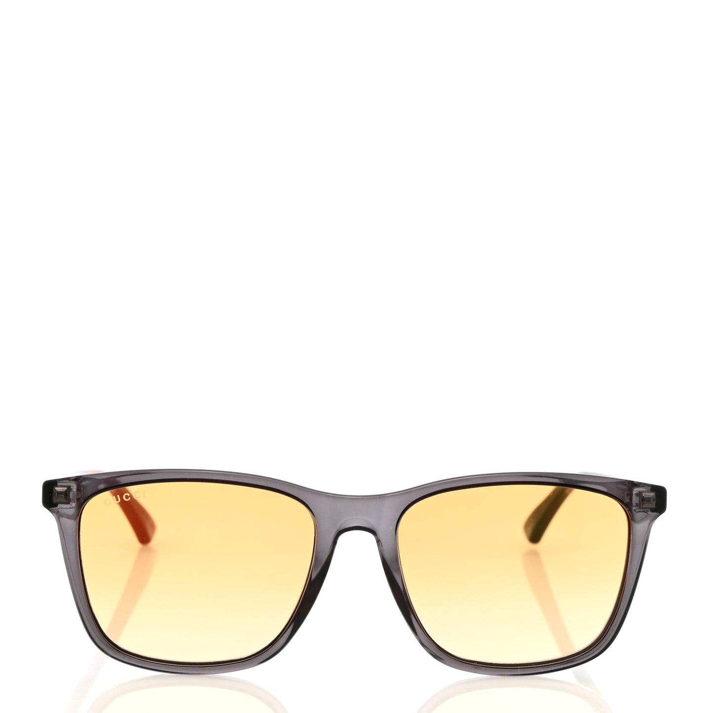 Acetate Square Frame Sunglasses GG0404S Brown