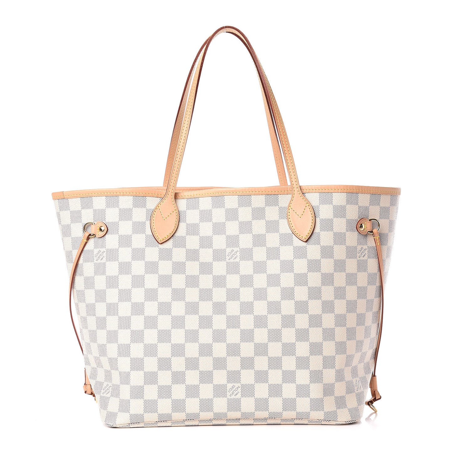 Damier Azur Neo Neverfull MM Rose Ballerine