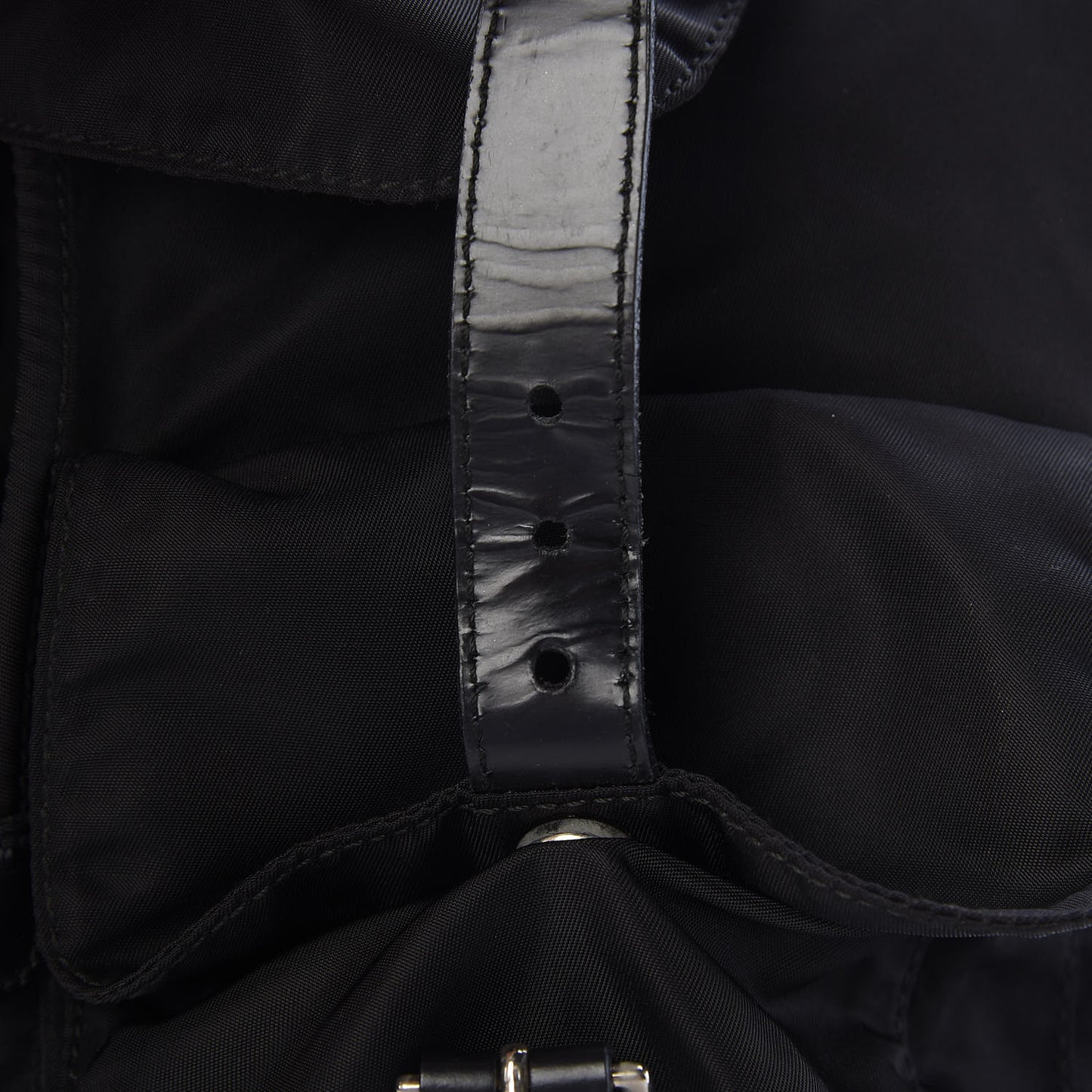 Nylon Vela Medium Backpack Black