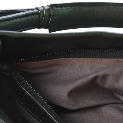 Bottega Veneta Iridescent Nappa Intrecciato Aquilone Fortune Cookie Hobo Green 10 of 10
