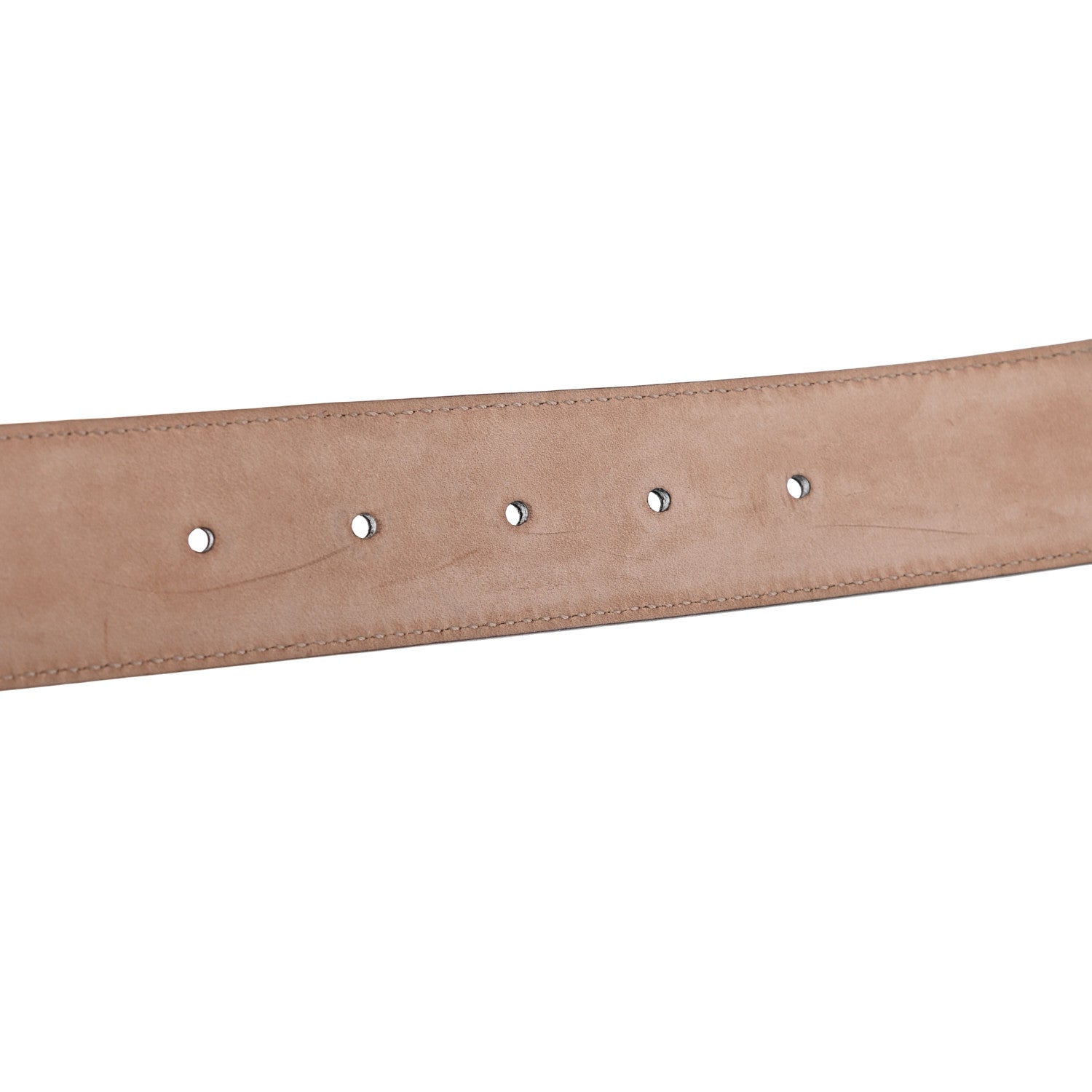 Gucci Guccissima Signature Interlocking G 37mm Belt 90 36 Rose Baby Candy 6 of 7