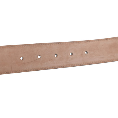 Gucci Guccissima Signature Interlocking G 37mm Belt 90 36 Rose Baby Candy 6 of 7