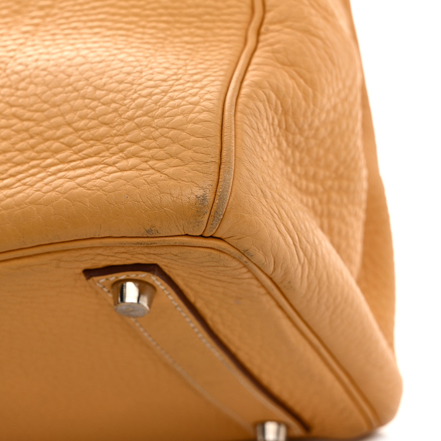 Hermes Taurillon Clemence HAC Birkin 32 Natural Sable 17 of 24