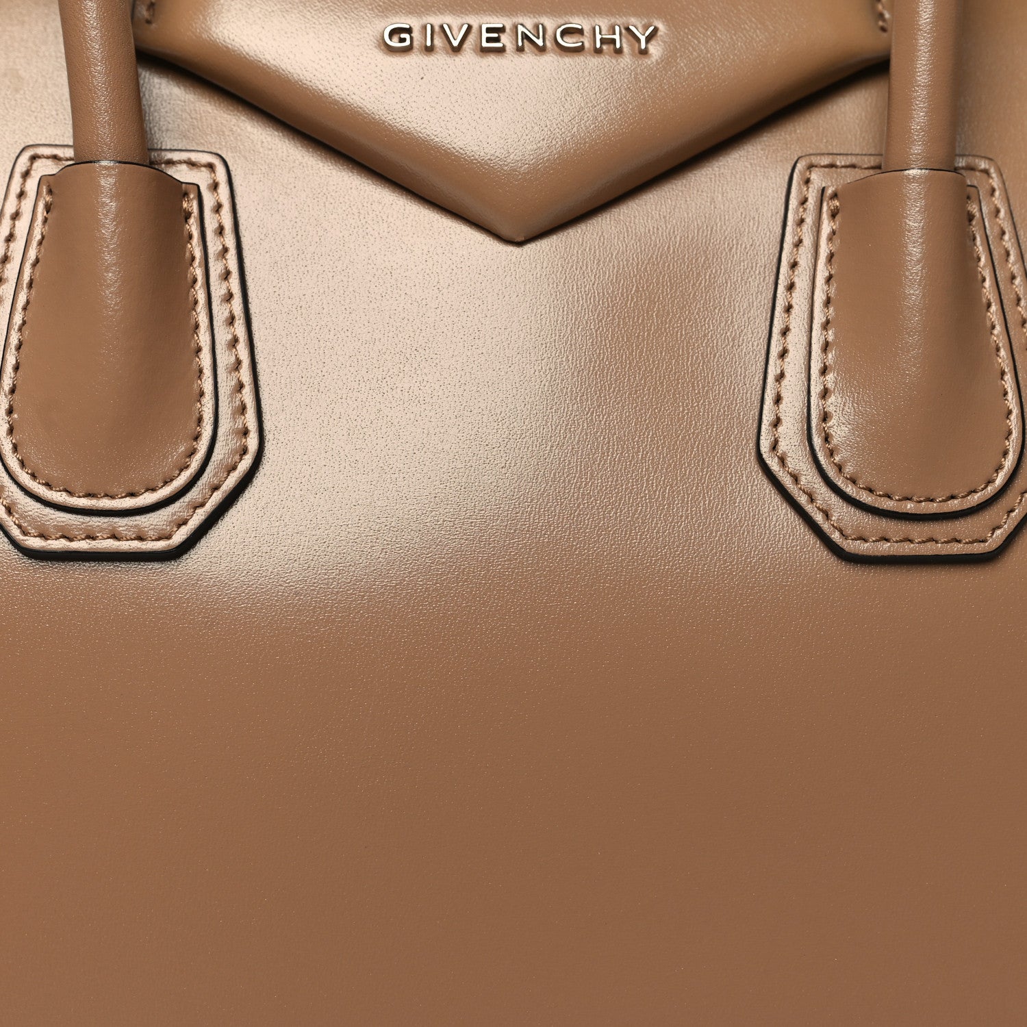 Givenchy Shiny Lord Calfskin Small Antigona Dark Beige 8 of 11