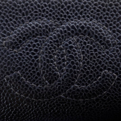 Chanel Caviar Shopper Tote Navy Blue 5 of 10