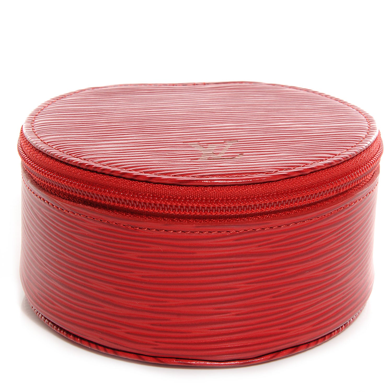 Louis Vuitton Epi Ecrin Bijoux 12cm Jewelry Box Case Red 1 of 7