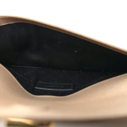 Saint Laurent Grain De Poudre Uptown Pouch Dark Beige 5 of 10