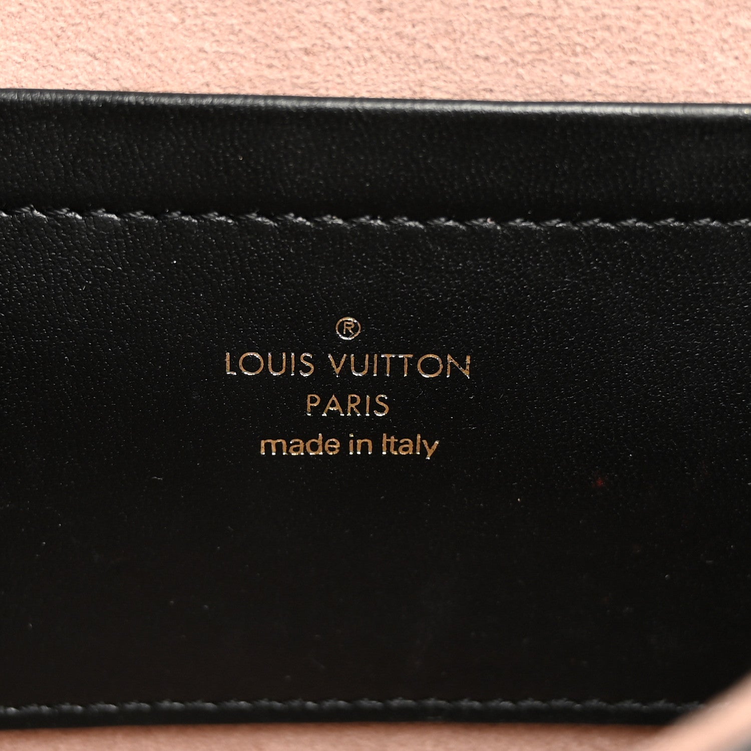 Louis Vuitton Lambskin Embossed Monogram Pochette Coussin Black 6 of 9
