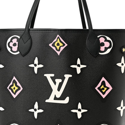Louis Vuitton Monogram Giant Wild at Heart Neverfull MM Black 7 of 9
