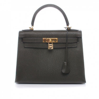 Hermes Chevre Kelly Sellier 28 Vert Olive 1 of 10
