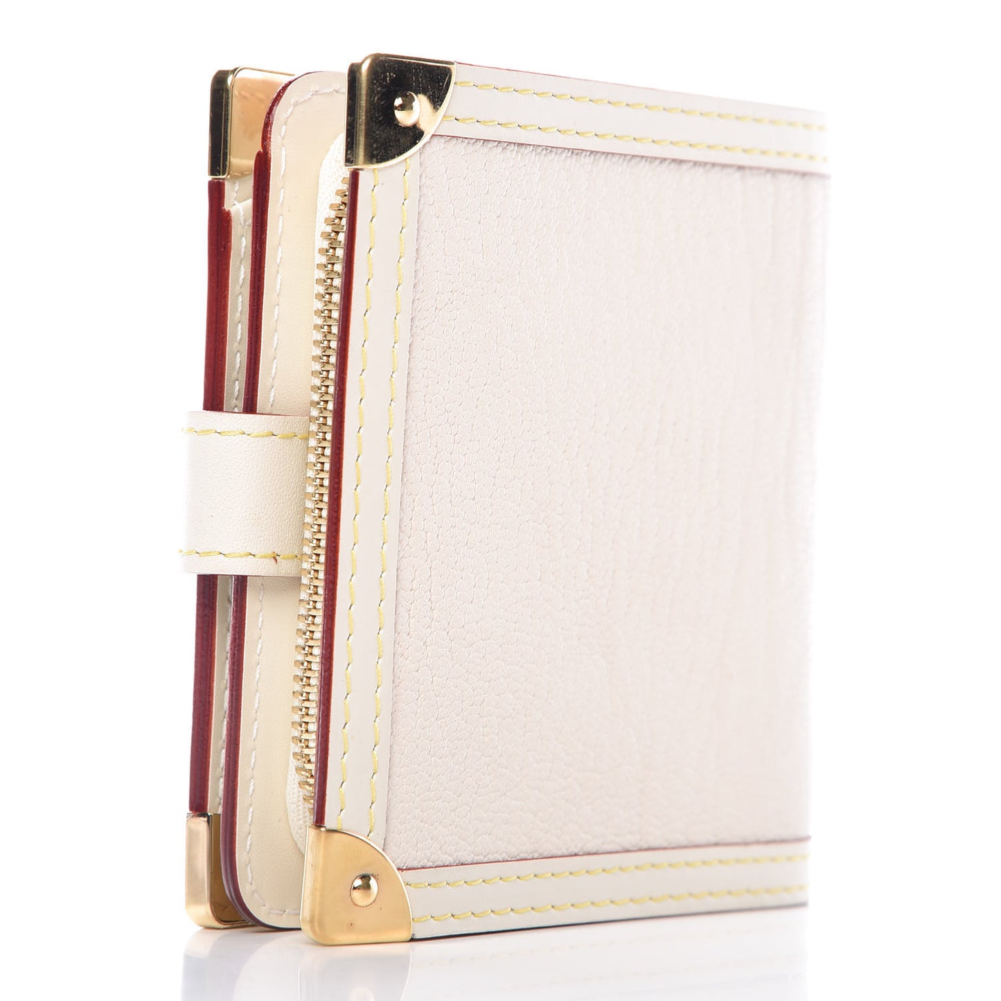 Suhali Compact Zipped Wallet White