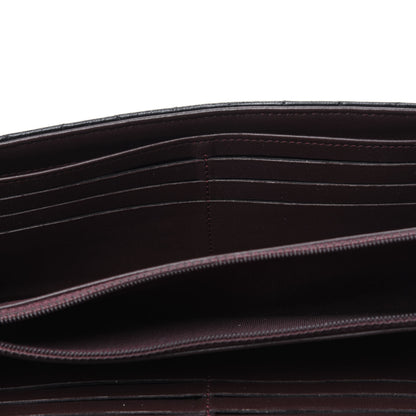Chanel Lambskin Quilted Long Flap Wallet Black 10 of 21