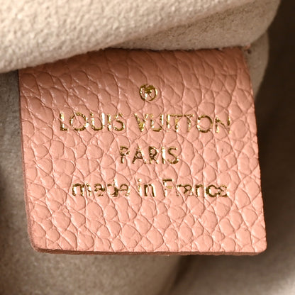 Louis Vuitton Empreinte Monogram Giant Neverfull MM Pochette Trianon Pink Cream 6 of 6