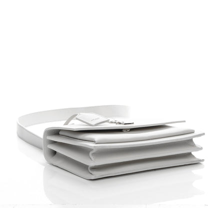 Saint Laurent Grained Calfskin Medium Monogram Sunset Dove White 5 of 9