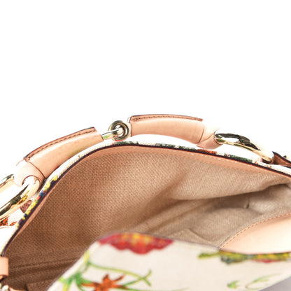 Gucci Canvas Flora Floral Horsebit Clutch 5 of 11