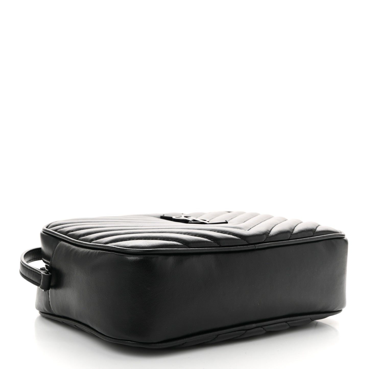 Calfskin Matelasse Monogram Monochrome Lou Camera Bag Black
