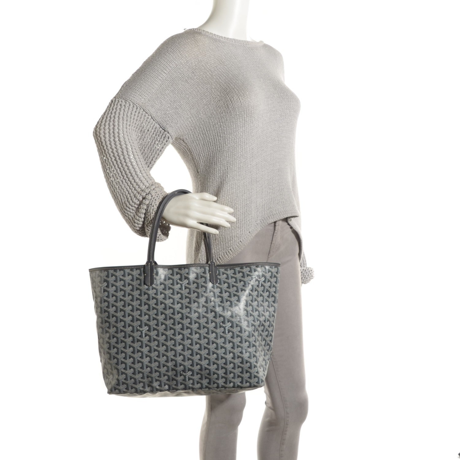 Goyard Goyardine Saint Louis PM Grey 2 of 9