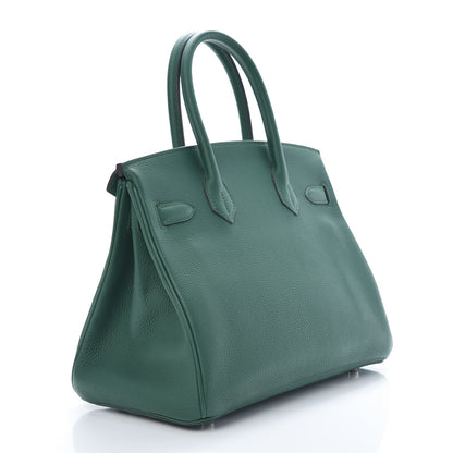 Hermes Togo Birkin 30 Malachite 4 of 15