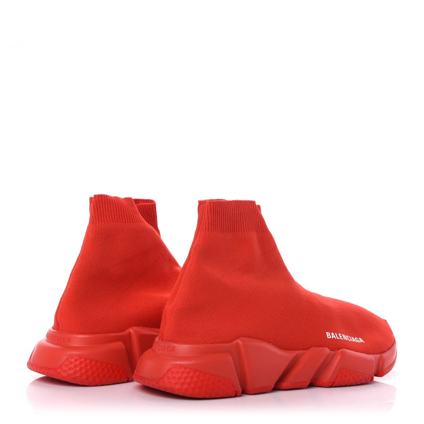 Neoprene Knit Mens Speed Sneakers 40 Rouge