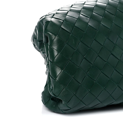 Bottega Veneta Nappa Maxi Intrecciato The Pouch Oversized Clutch Raintree 7 of 8